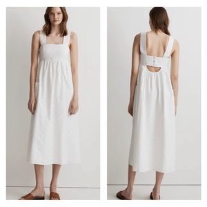 Madewell cutout back dress
